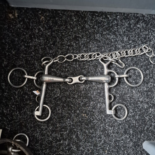 5" french link rugby pelham Bit B1364