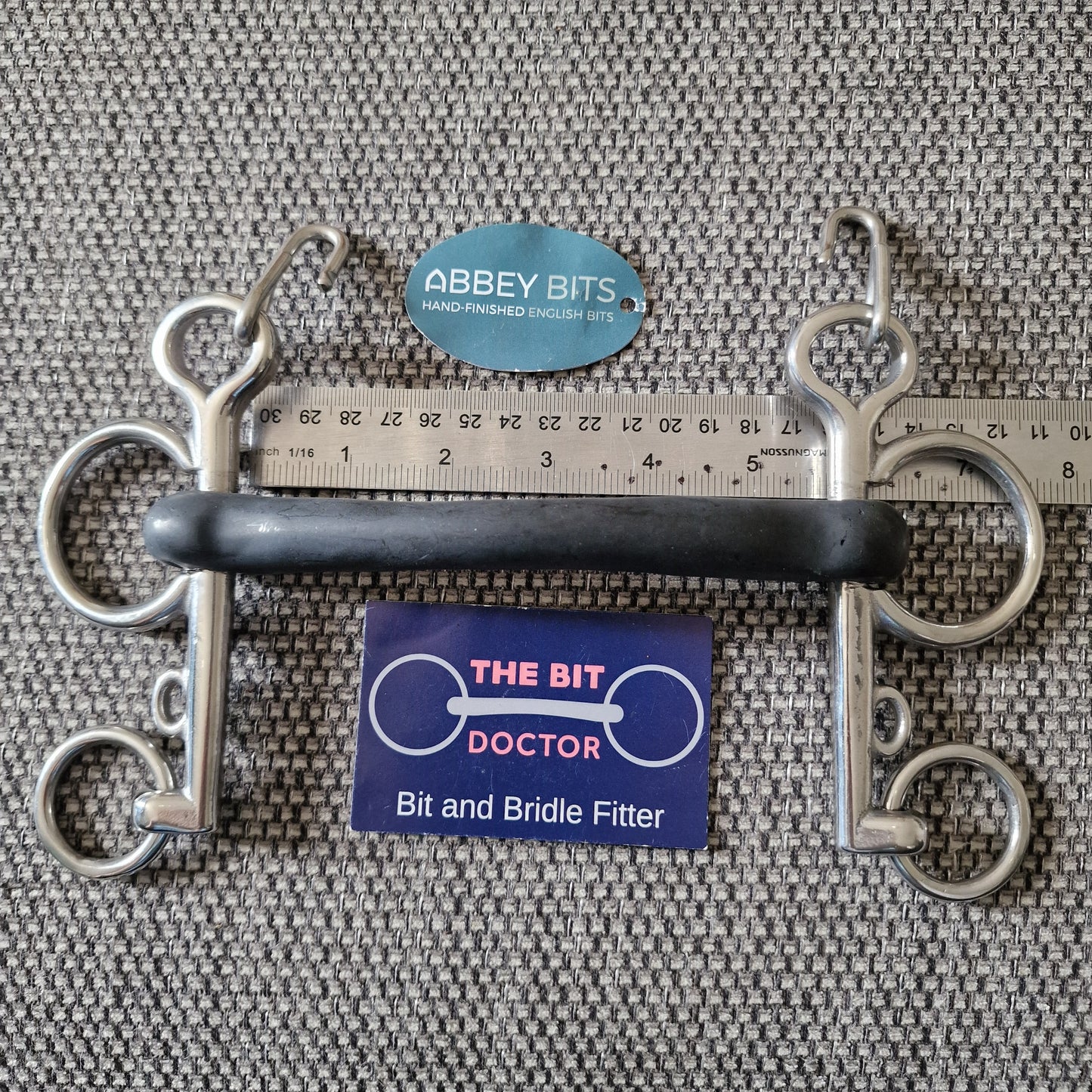 5.5" new Abbey custom vulcanite mullen pelham bit B584