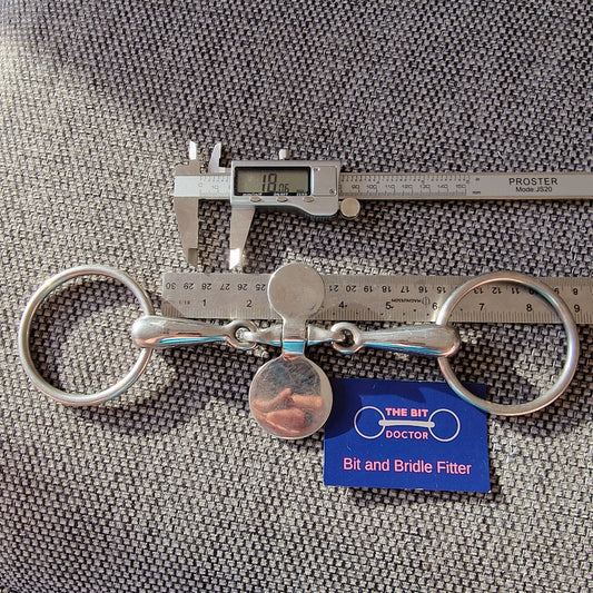 5.75" loose ring spinner Snaffle bit B923