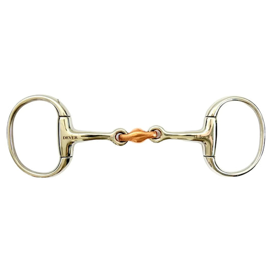 Dever Copper Lozenge Eggbutt Snaffle Bit