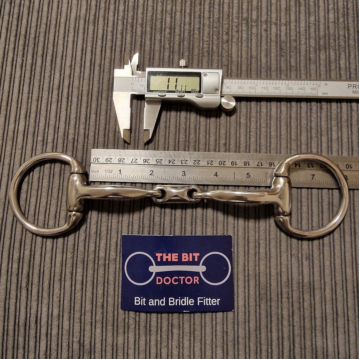 5.5" hilary vernon informed designs precision eggbutt snaffle bit B207