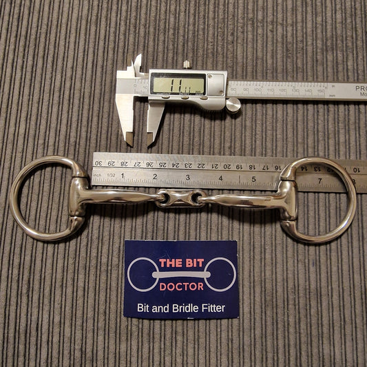 5.5" hilary vernon informed designs precision eggbutt snaffle bit B207