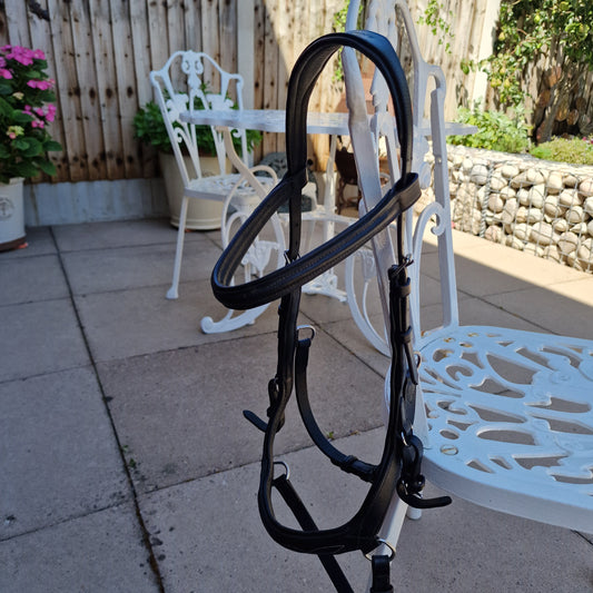 SC cob size black micklem bridle A26