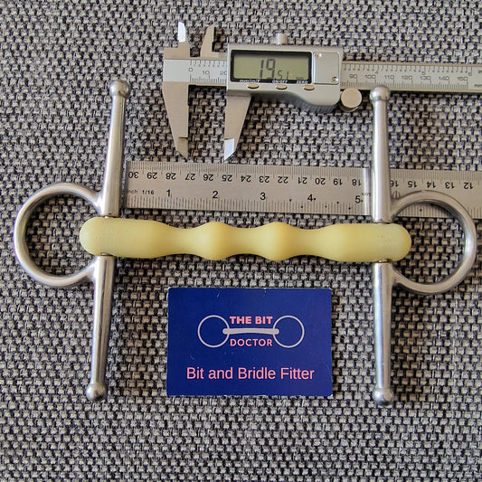 5" Happy Mouth mullen full cheek Snaffle bit B593
