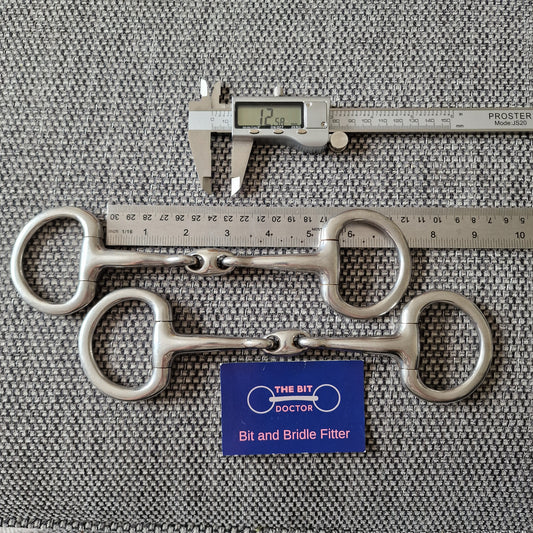 5" horsemanship saddery eclipse lozenge eggbutt snaffle bit B1106
