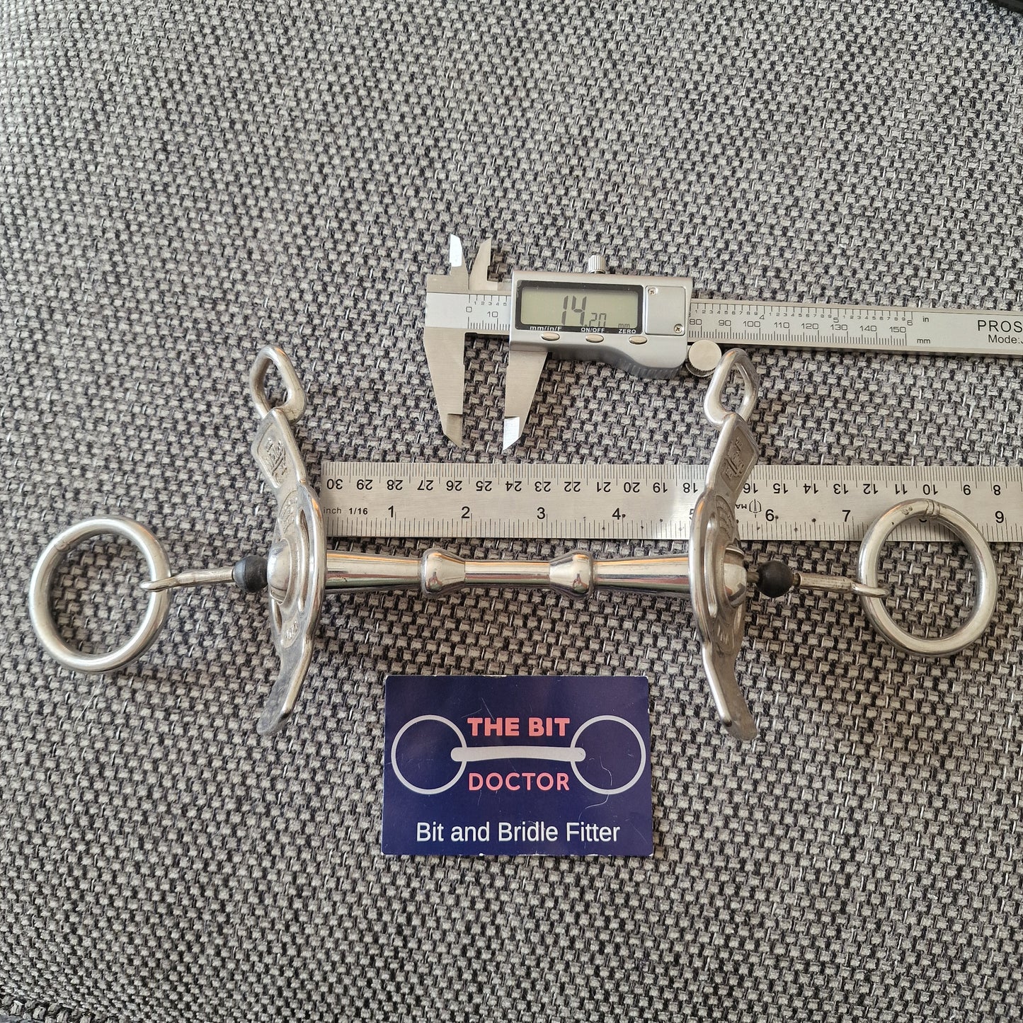 4.75" new wellep double jointed snaffle bit B487