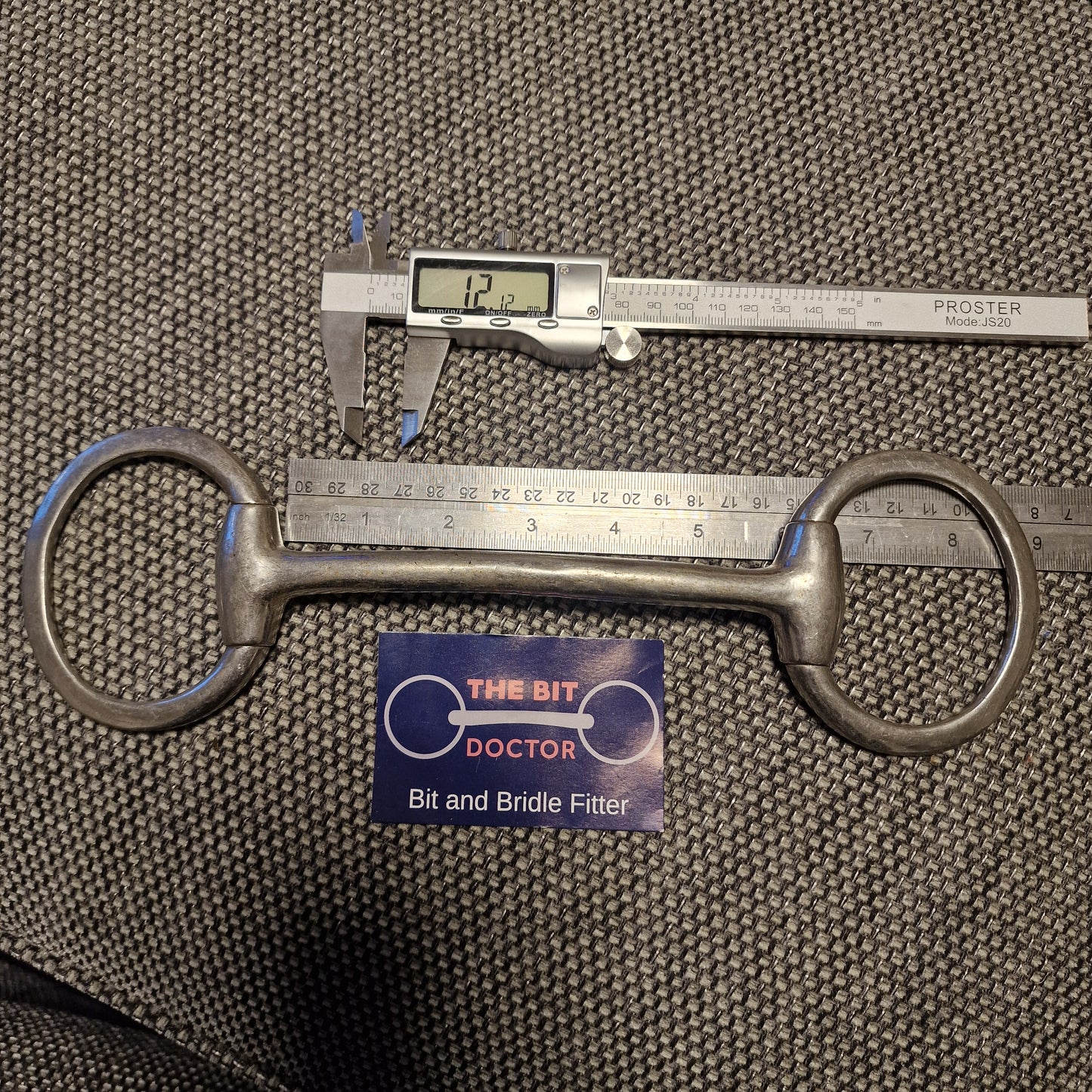 5.75" eggbutt mullen Snaffle bit B784