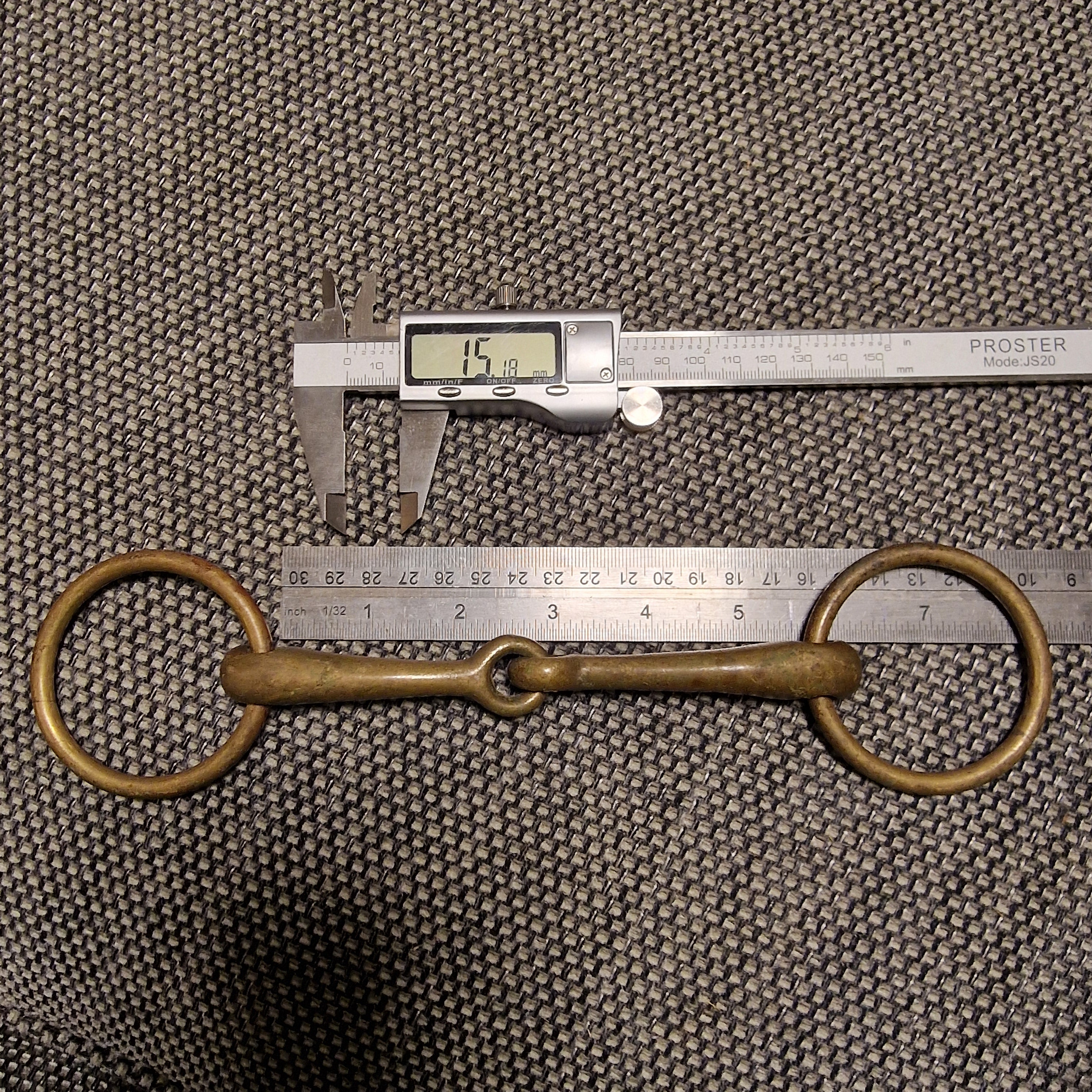 Stubben Steeltec Bradoon Bit Hp Stubben STEELtec Sweet Copper