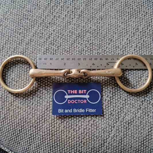 5.25" sprenger kk ultra lozenge loose ring bradoon snaffle Bit B1802