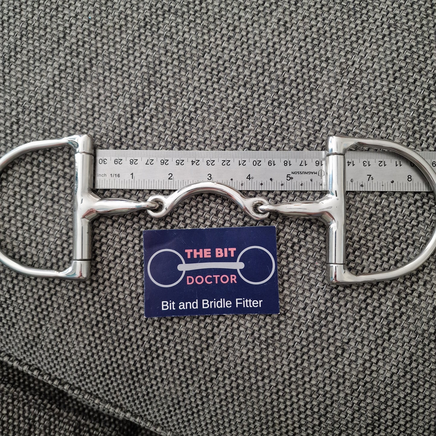 5.75" TBD custom low port segundo d-ring snaffle bit B828