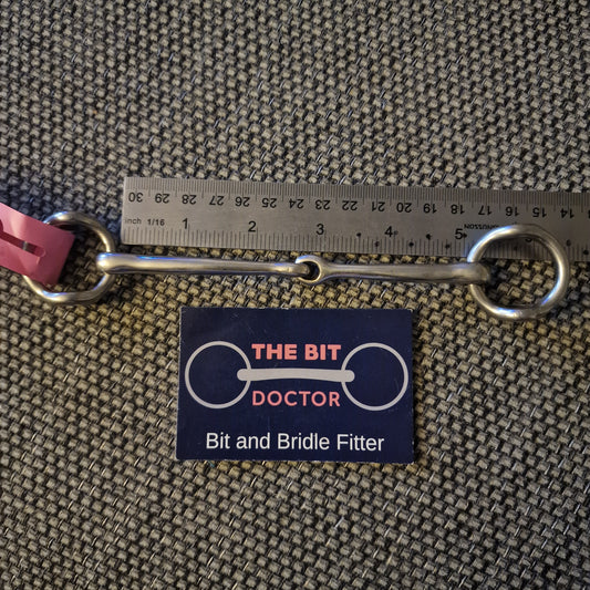 5" jointed overcheck gag bit B634