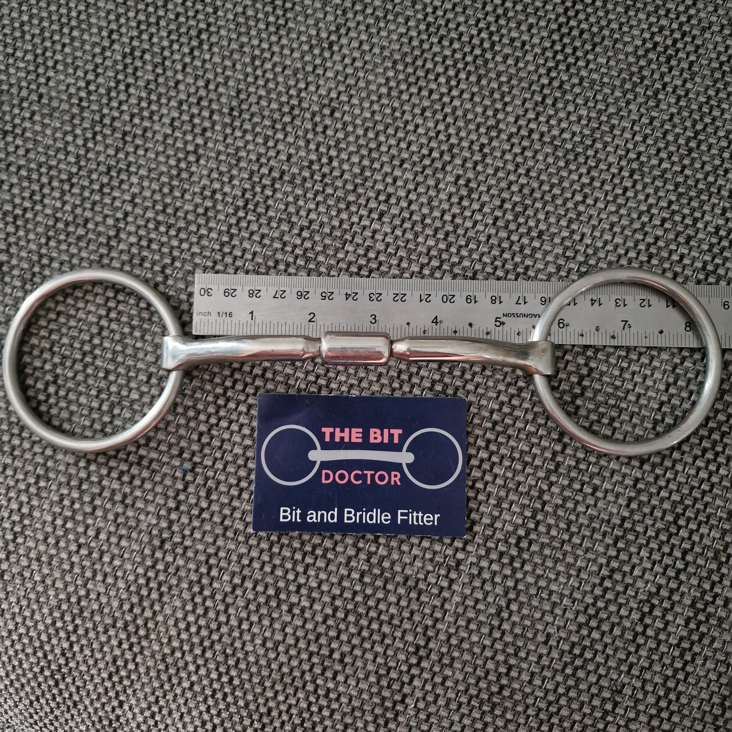 5.25" expert bits comfy barrel mullen loose ring snaffle Bit B1840