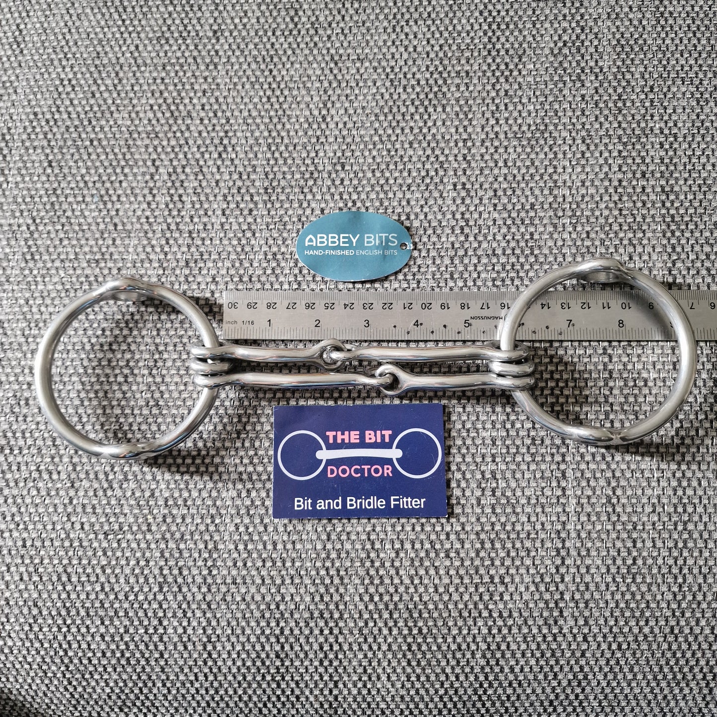5.5" new Abbey custom w-mouth barrie balding gag bit B576
