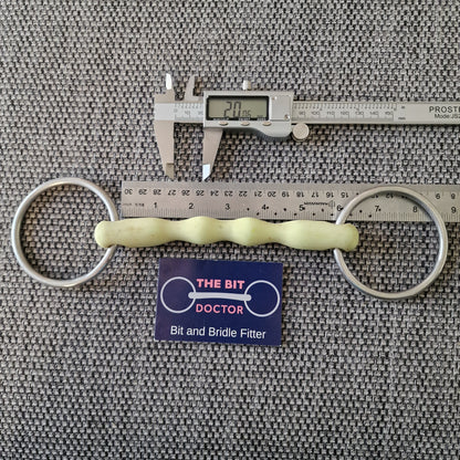 5.75" Flexi Mullen Loose Ring Snaffle bit B853