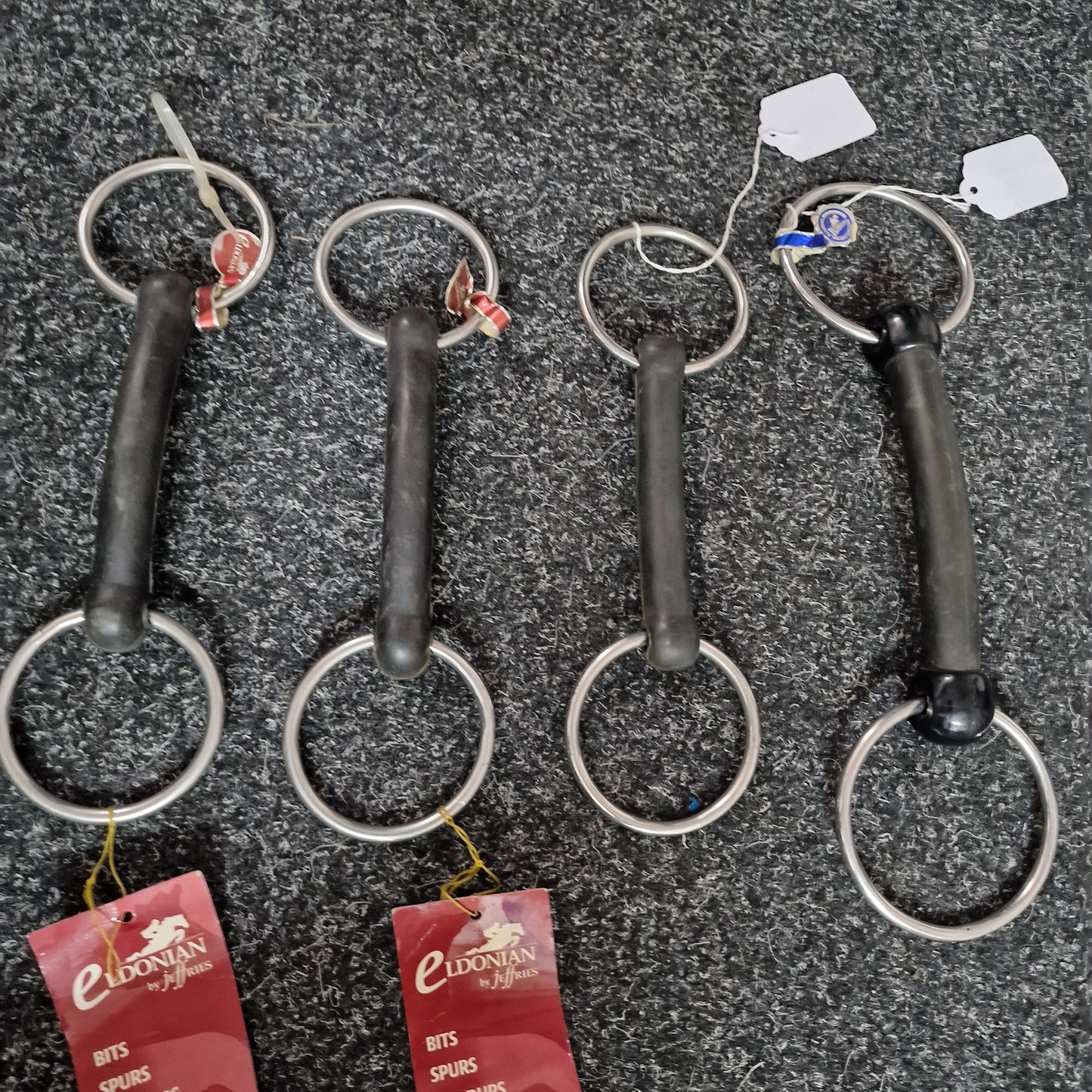Clearance New Loose ring Rubber Mullen Snaffle Bit