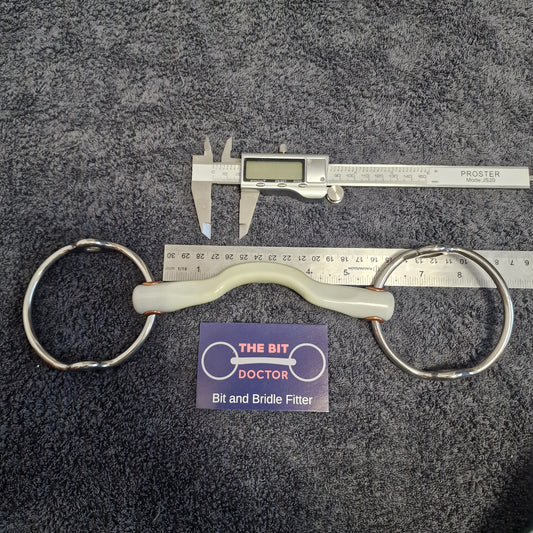 5.5" Beris Konnex soft ported balding gag Bit B1723