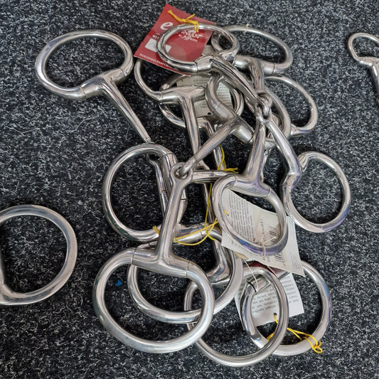Clearance New jointed eggbutt snaffle bit