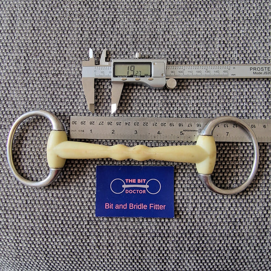 5.5" eggbutt flexi mullen snaffle bit B335