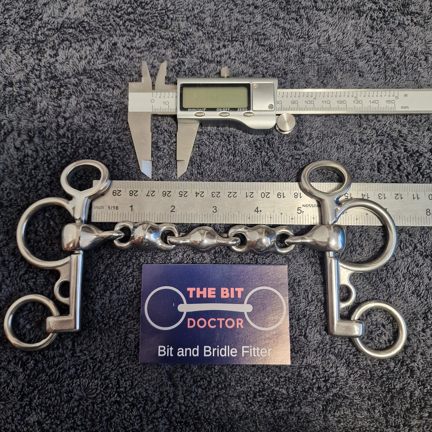 5.25" new TBD Custom waterford baby pelham Bit B1627