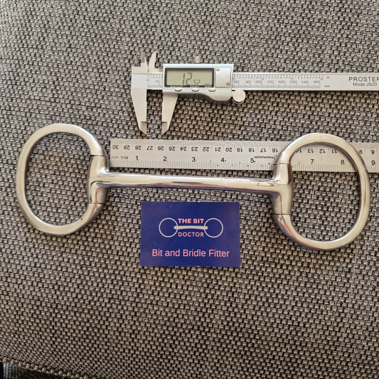 5.5" eggbutt mullen snaffle bit B334