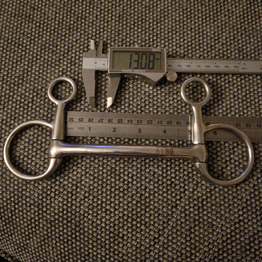 5" mullen hanging cheek snaffle Bit B1066