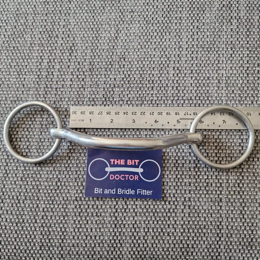 5.25" hilary vernon informed designs symmetry mullen loose ring snaffle Bit B1737