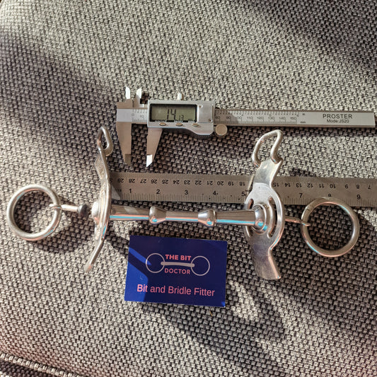 5" wellep double joint rotary snaffle Bit B1485