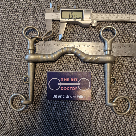 5" vintage nickel weymouth double bit B663