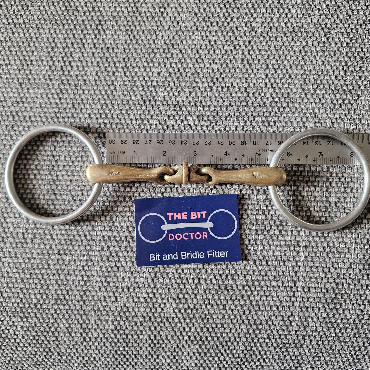 5.25" sprenger WH ultra loose ring snaffle Bit B1776