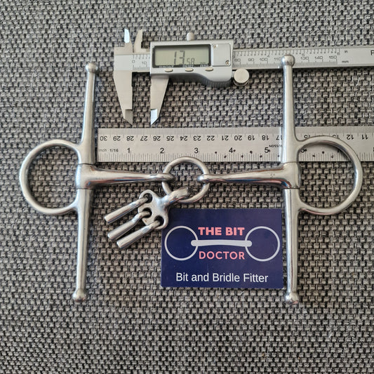 5.25" full cheek breaking snaffle Bit B1432