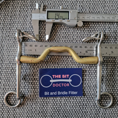 5.5" neue schule revolving warmblood double weymouth Bit B1495