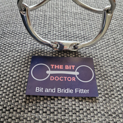 5.75" TBD Lock Up lozenge loose ring snaffle Bit B1322