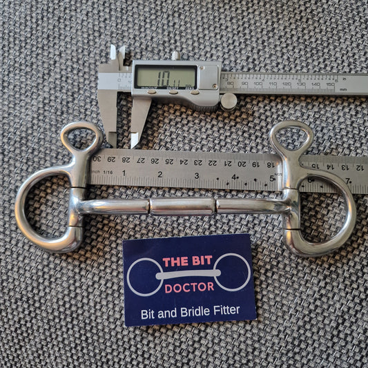 5" horsemanship saddery mullen barrel hanging cheek Snaffle bit B494