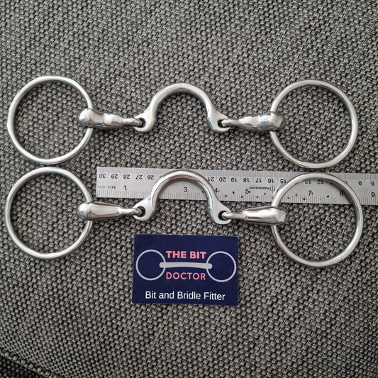 5.5" TBD Custom segundo loose ring snaffle bit B266