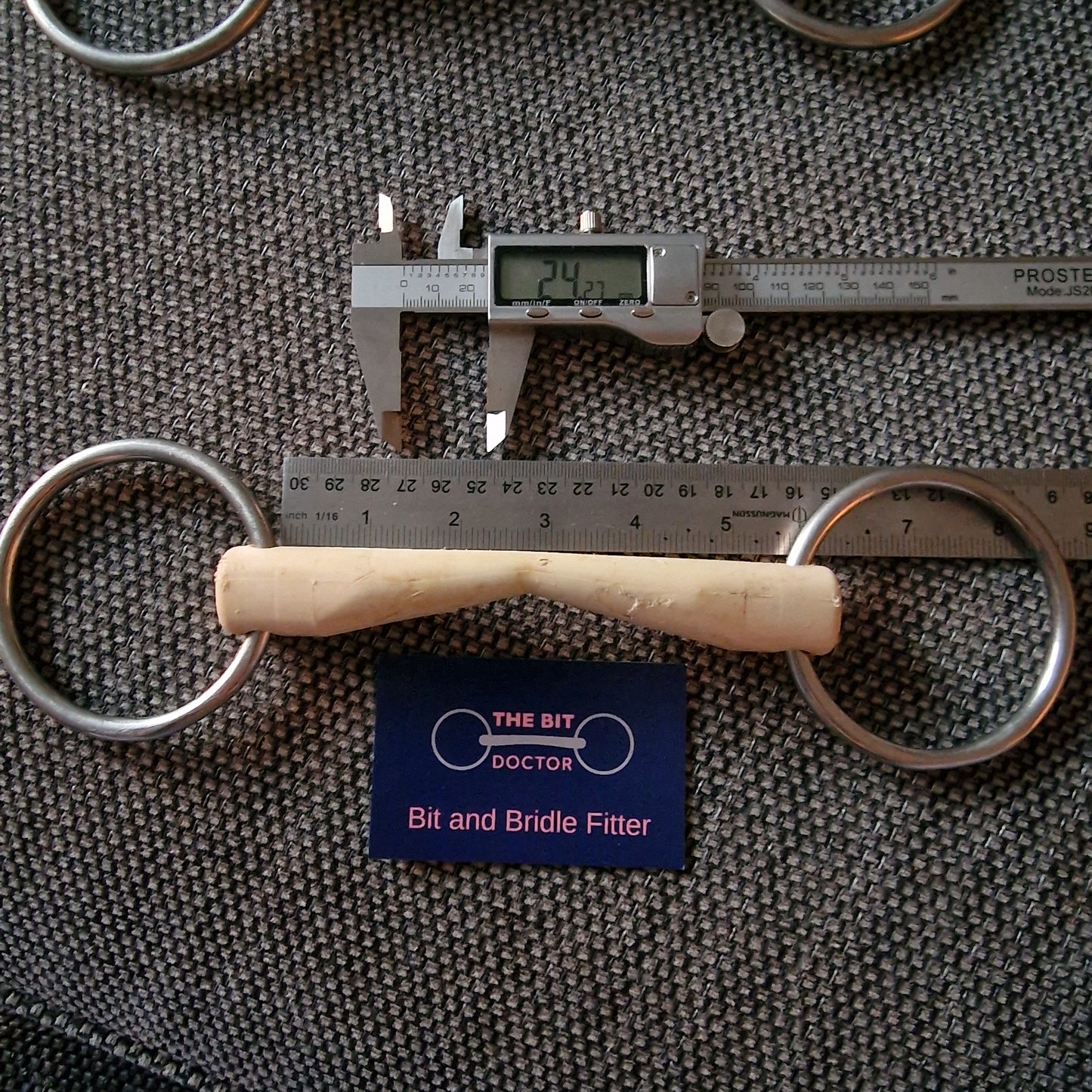 5.5" sprenger duo flexi mullen loose ring snaffle Bit B1296
