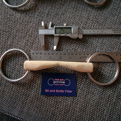 5.5" sprenger duo flexi mullen loose ring snaffle Bit B1296