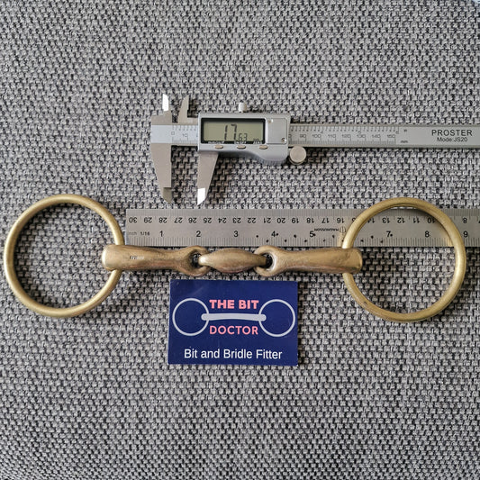 5.5" sprenger KK lozenge loose ring snaffle bit B729