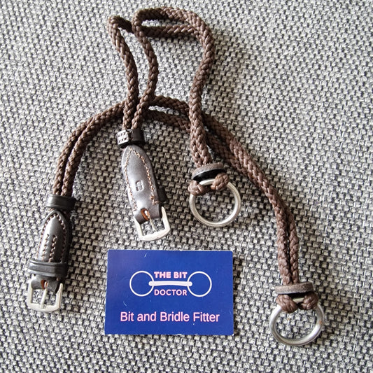 Neue schule brown rope gag cheeks
