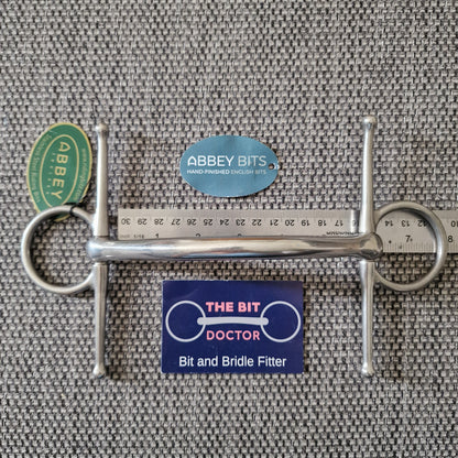 5.5" new Abbey custom informed designs symmetry mullen full cheek snaffle Bit B1530