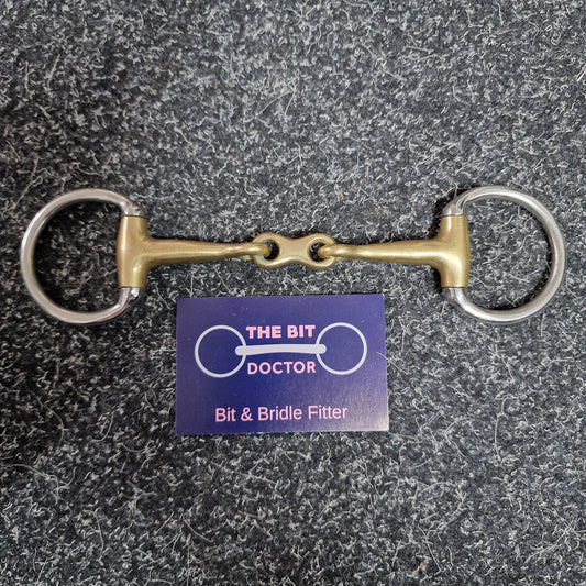 Eggbutt bradoon copper french link snaffle neat sides