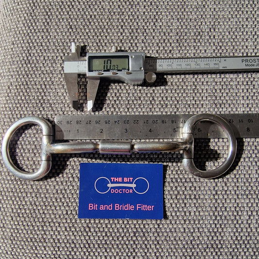 5" horsemanship saddery comfy barrel eggbutt snaffle Bit B1313