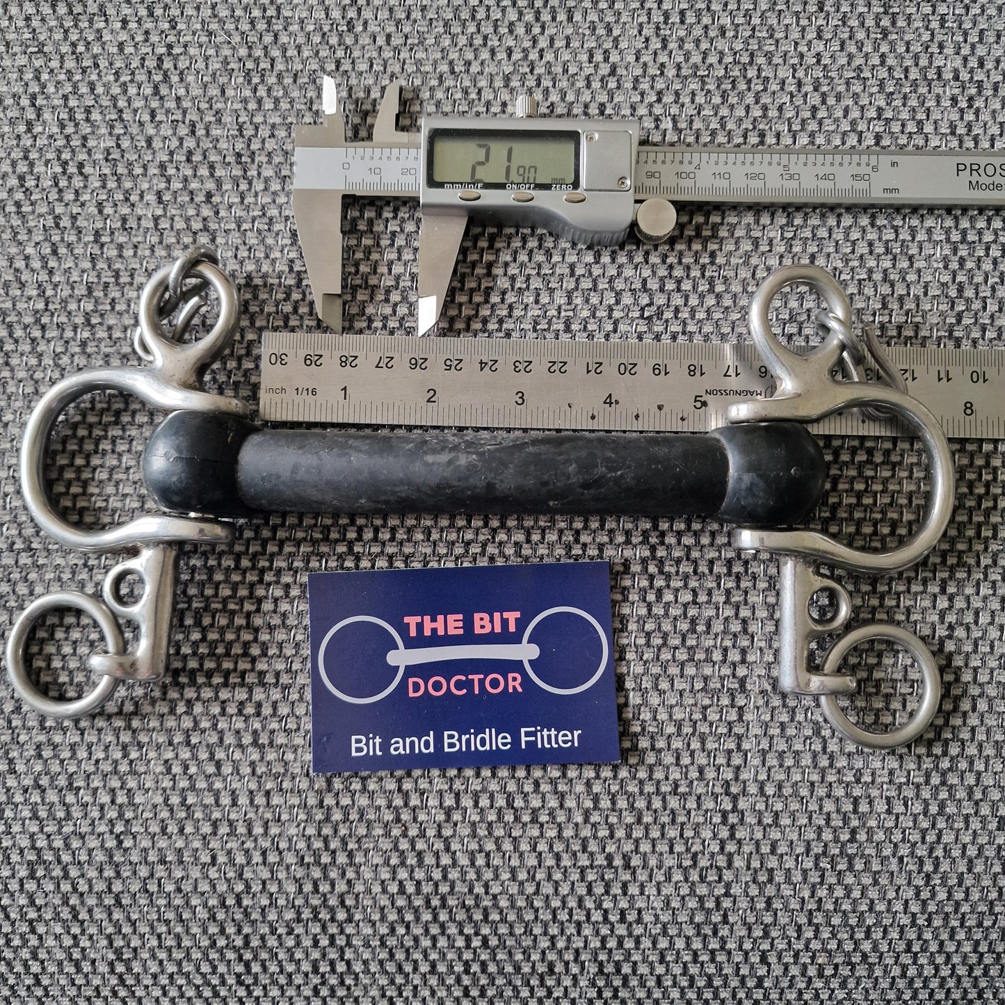 5" Abbey? Custom bendy rubben mullen baby short shank pelham bit B326