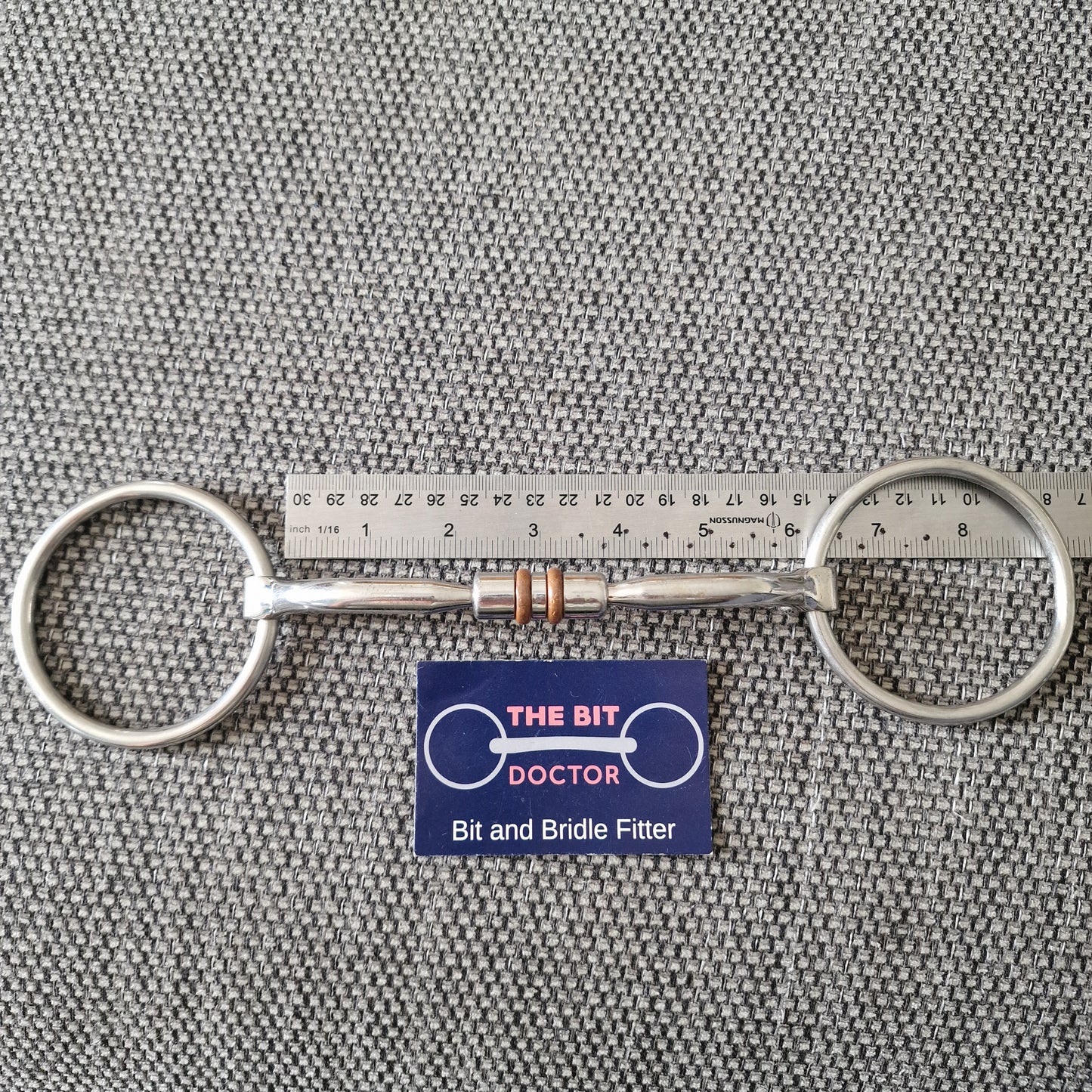 6" mullen barrel loose ring snaffle Bit B1772