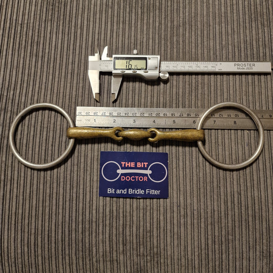 6" Sprenger kk lozenge loose ring Snaffle bit B859