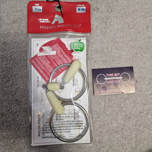 5" happy mouth loose ring lozenge snaffle Bit New B1642