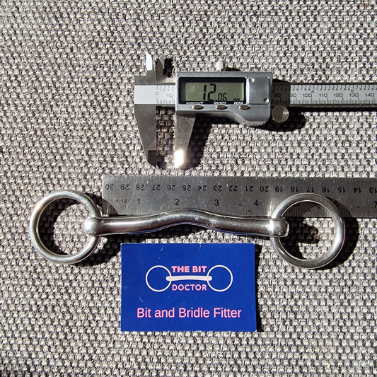 4.25" fylde? Abbey? Custom low port magic cambridge port loose ring snaffle Bit B1589
