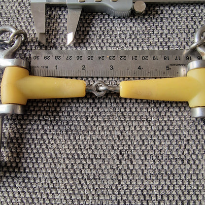 5.5" happy mouth jointed pelham Bit B1560