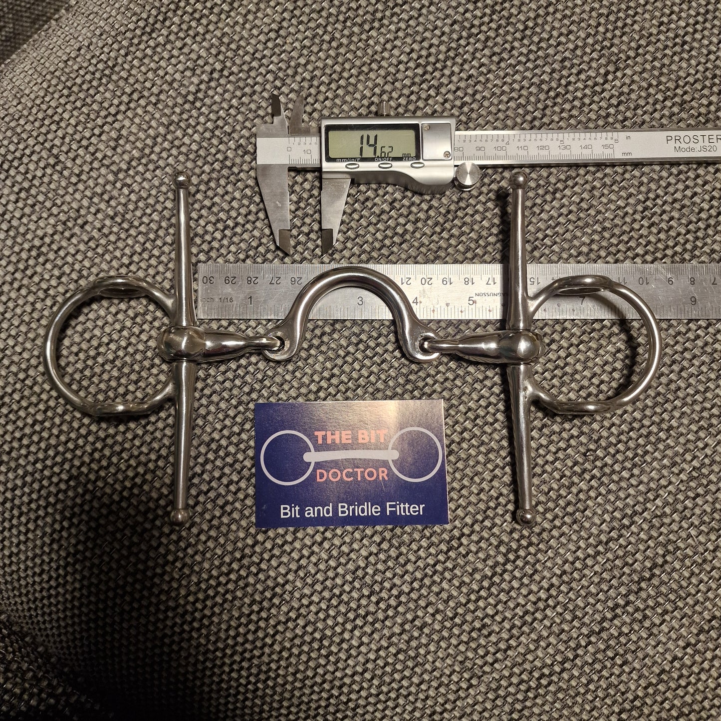 5.5" custom made segundo port nelson gag Bit B1582