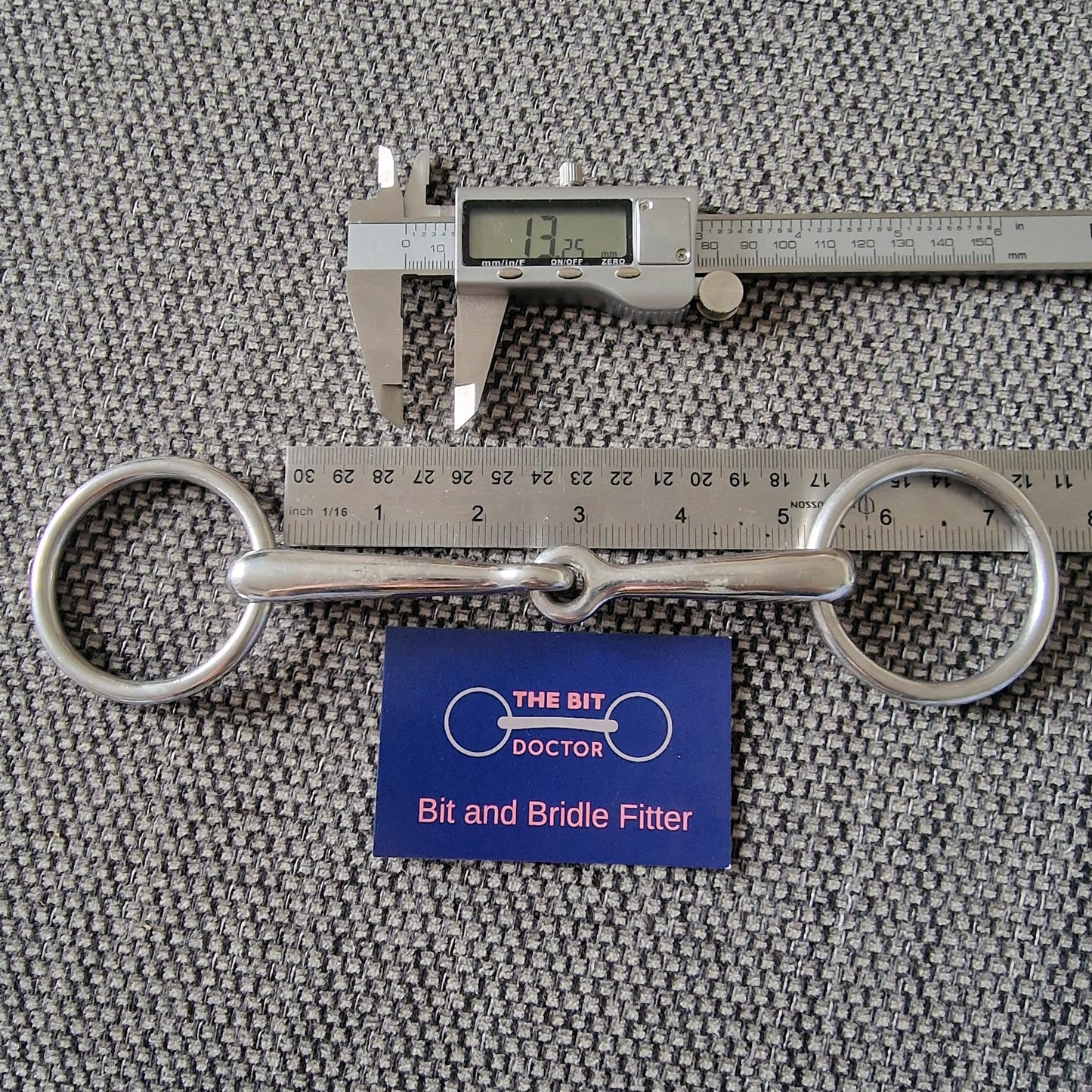5" loose ring jointed bradoon Bit B1319