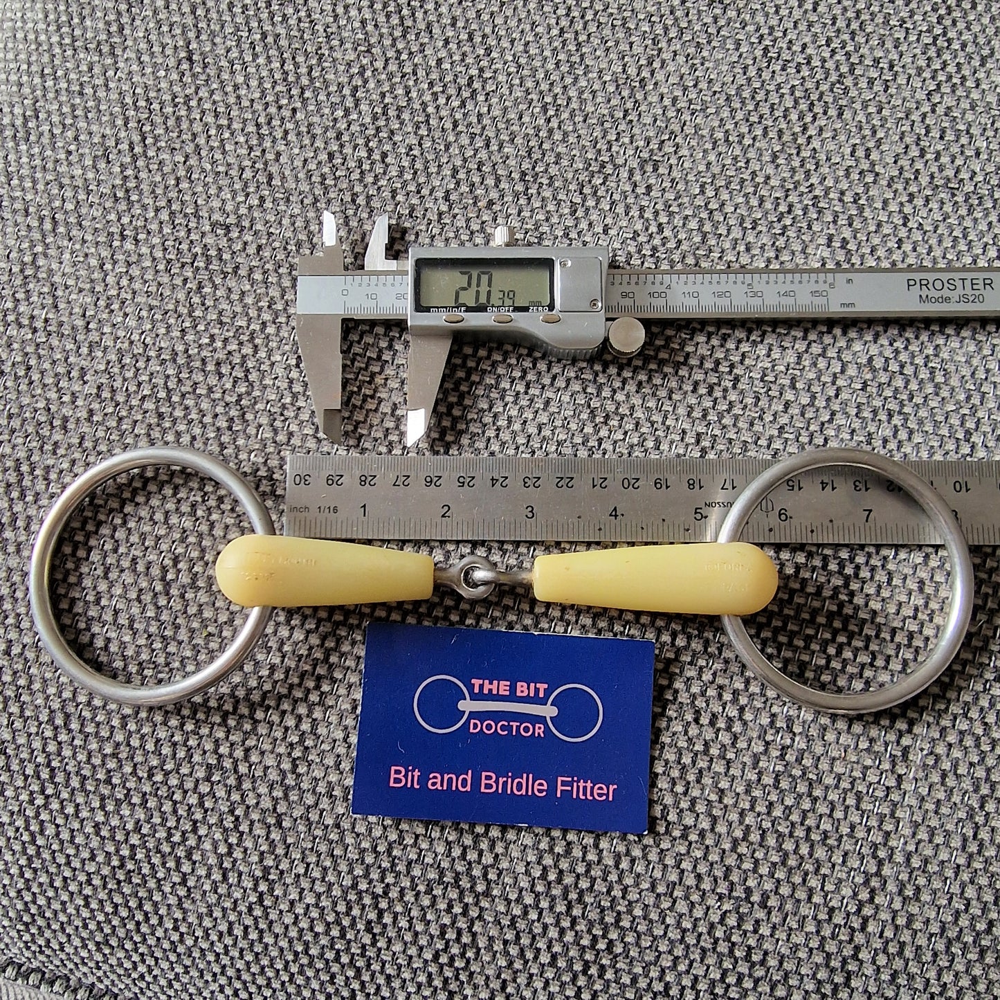 5" happy mouth loose ring jointed snaffle Bit B1508